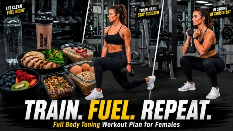Full Body Toning Workout Plan for Females: A Complete Guide to Achieve a Lean and Sculpted Body