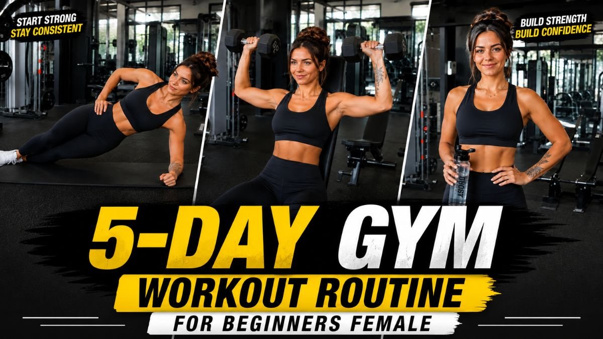 5-Day Gym Workout Routine for Beginners Female