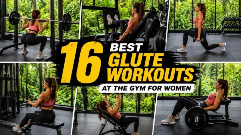 16 Best Glute Workouts at the Gym for Women