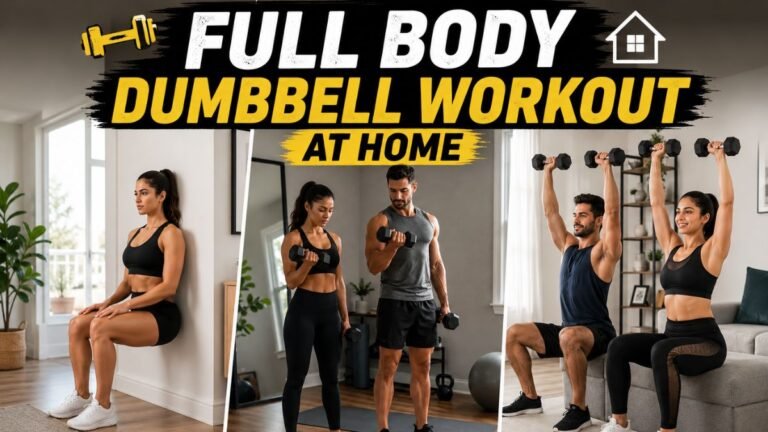 Full Body Dumbbell Workout at Home: A Complete, Research-Backed Guide