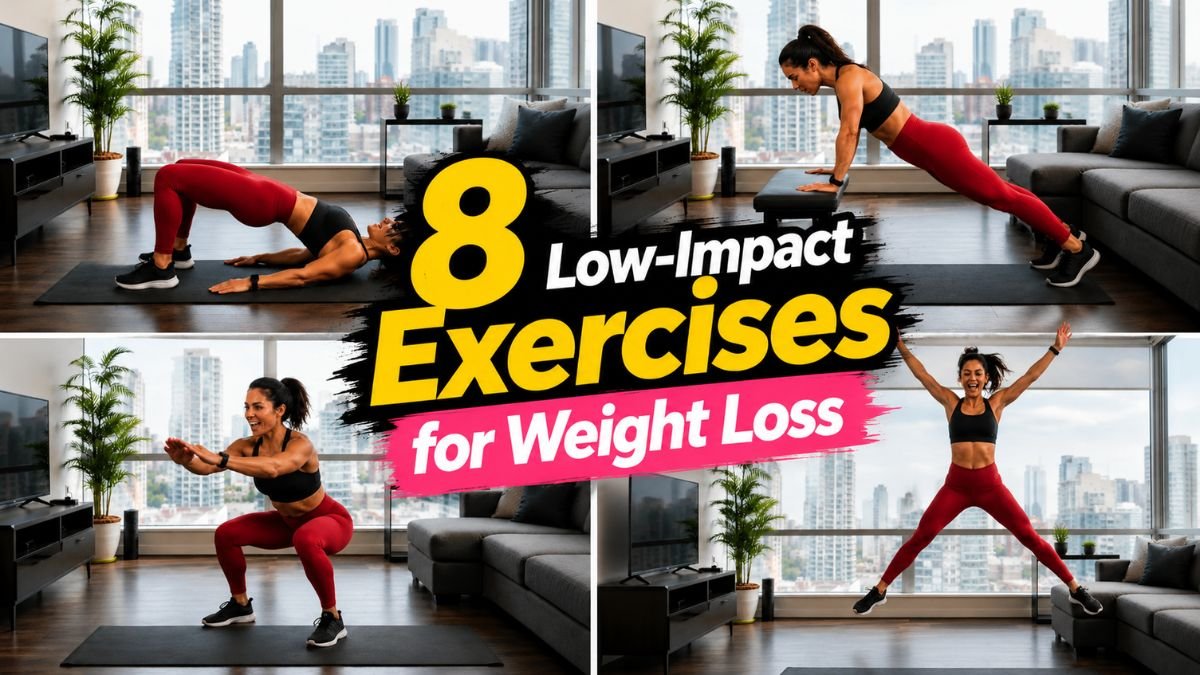 8 Low-Impact Exercises for Weight Loss: A Complete At-Home Guide for Women