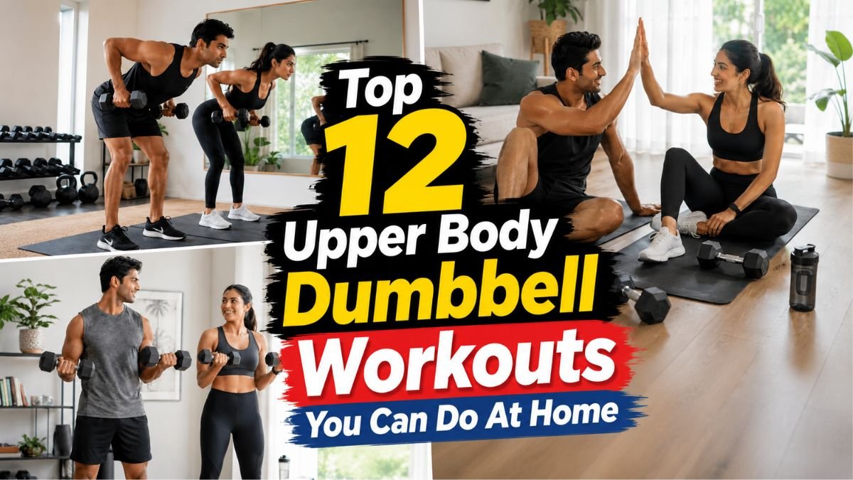 Top 12 Upper Body Dumbbell Workouts You Can Do At Home: The Complete Guide