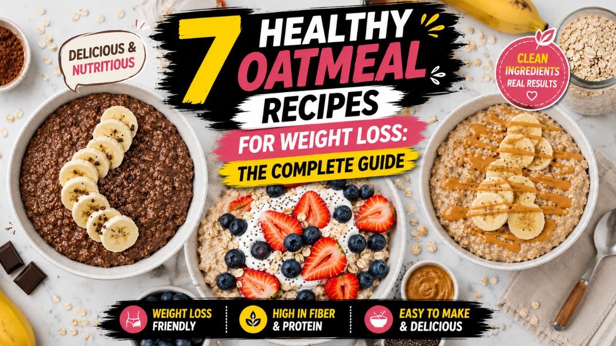 7 Healthy Oatmeal Recipes For Weight Loss: The Complete Guide