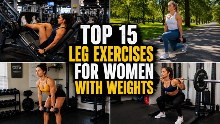 Top 15 Leg Exercises for Women with Weights: A Complete, Research-Backed Guide
