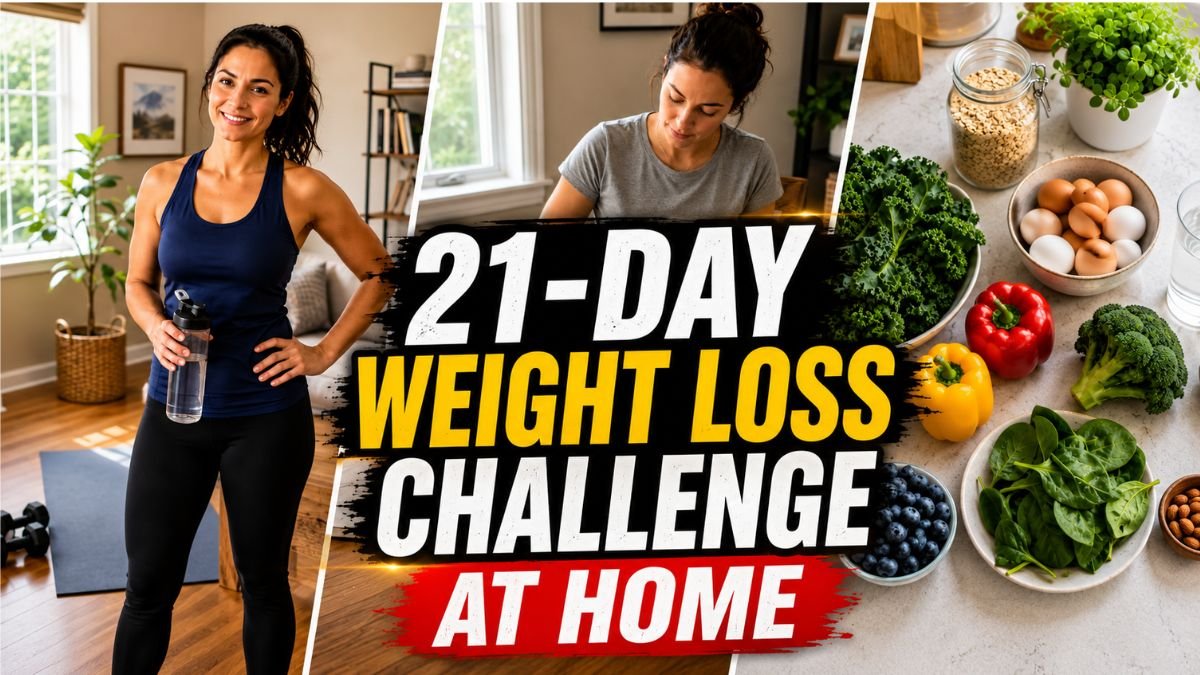 21-Day Weight Loss Challenge at Home: A Complete, Research-Backed Guide