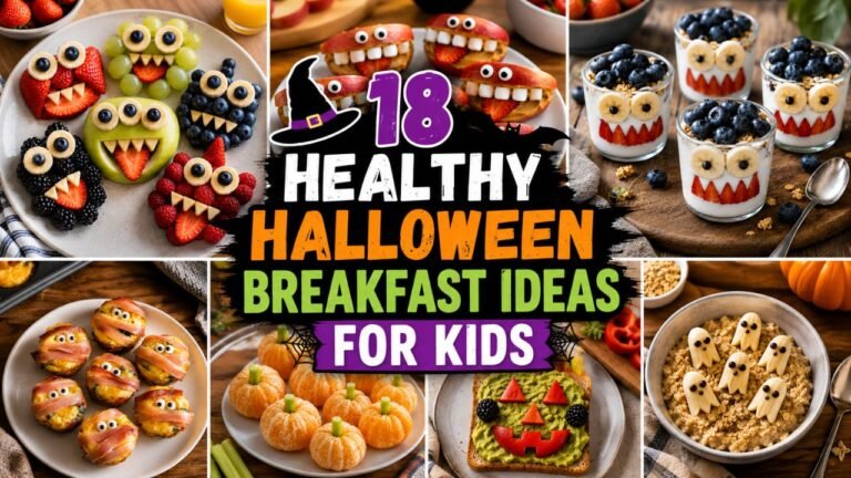 18 Healthy Halloween Breakfast Ideas for Kids (Parent's Guide, With Nutrition Tables & Diet Plan)