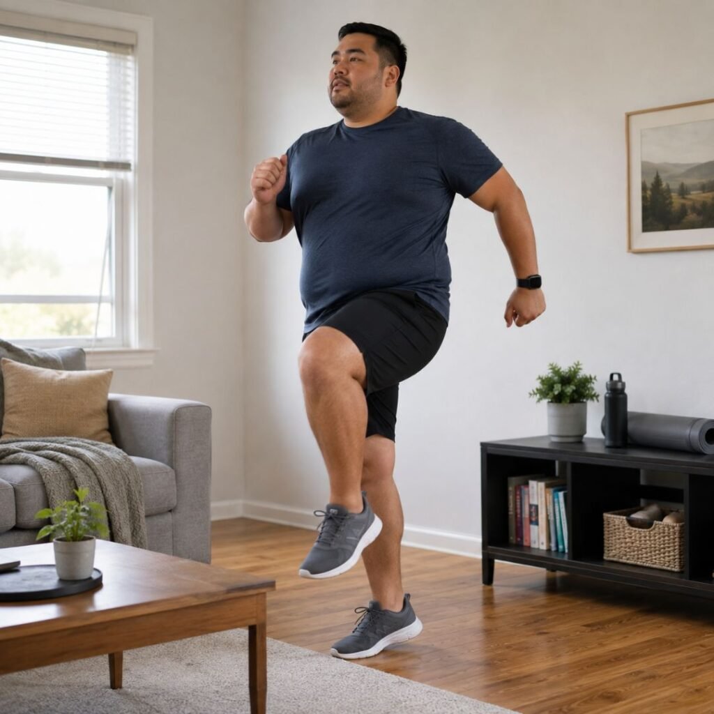Top 10 Easy Workout Routine for Overweight Beginners No Equipment