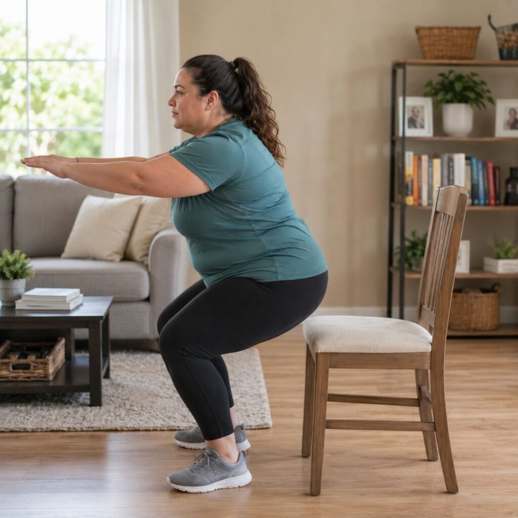 Top 10 Easy Workout Routine for Overweight Beginners No Equipment