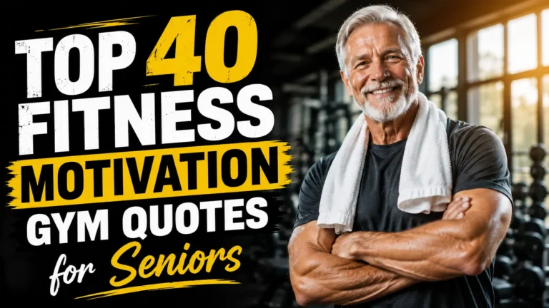Top 40 Fitness Motivation Gym Quotes for Seniors
