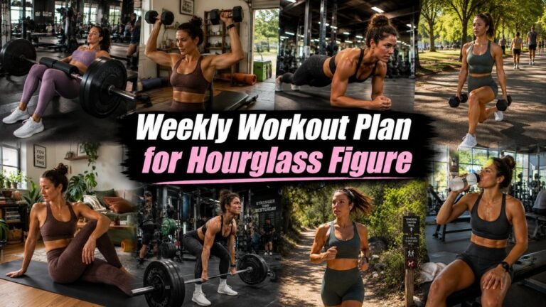 Weekly Workout Plan for Hourglass Figure