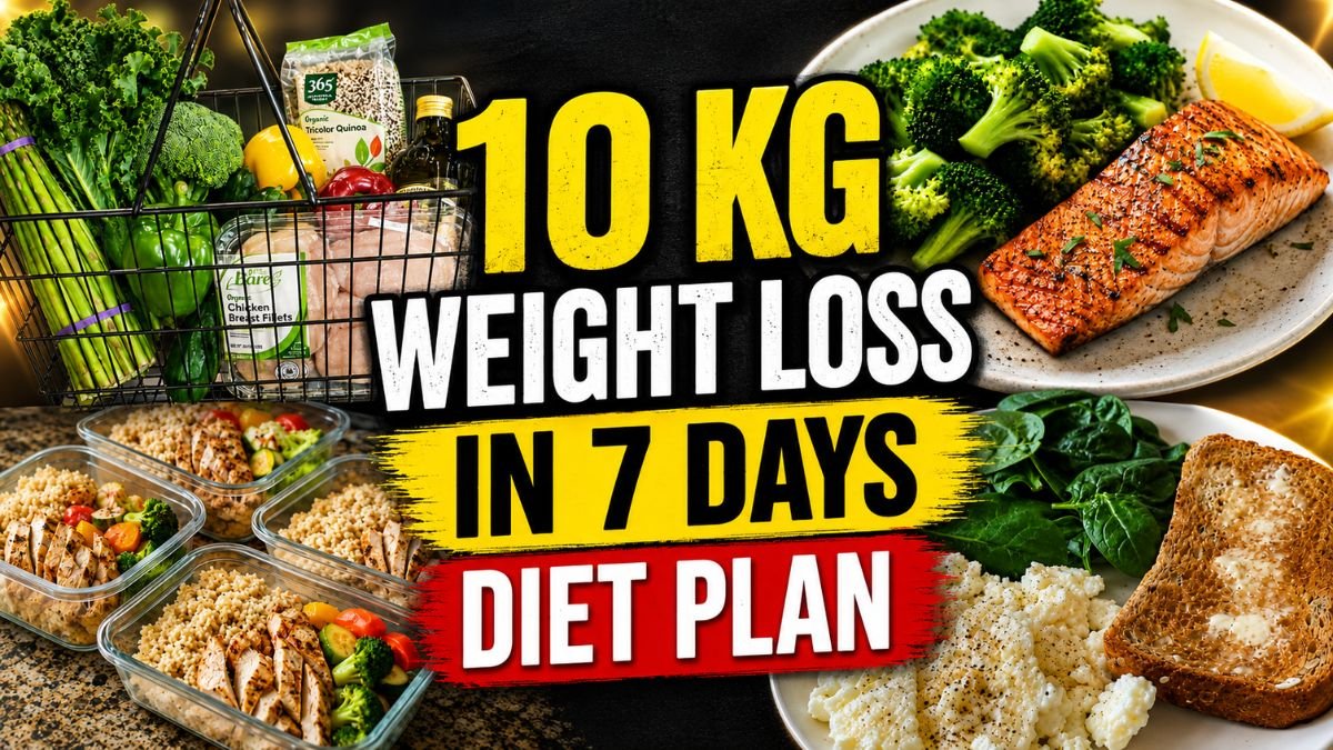 10 kg weight loss in 7 days diet plan