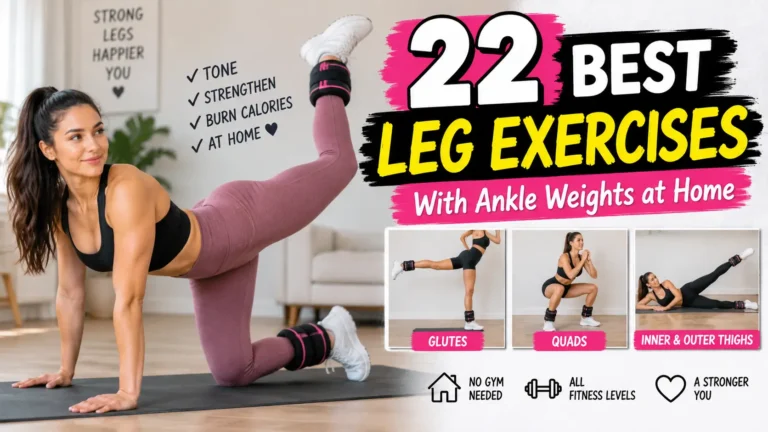 22 Best Leg Exercises With Ankle Weights at Home