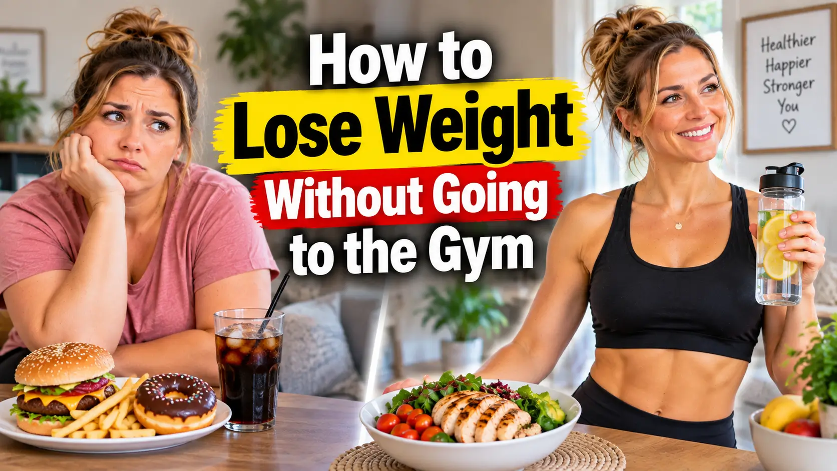 How to Lose Weight Without Going to the Gym