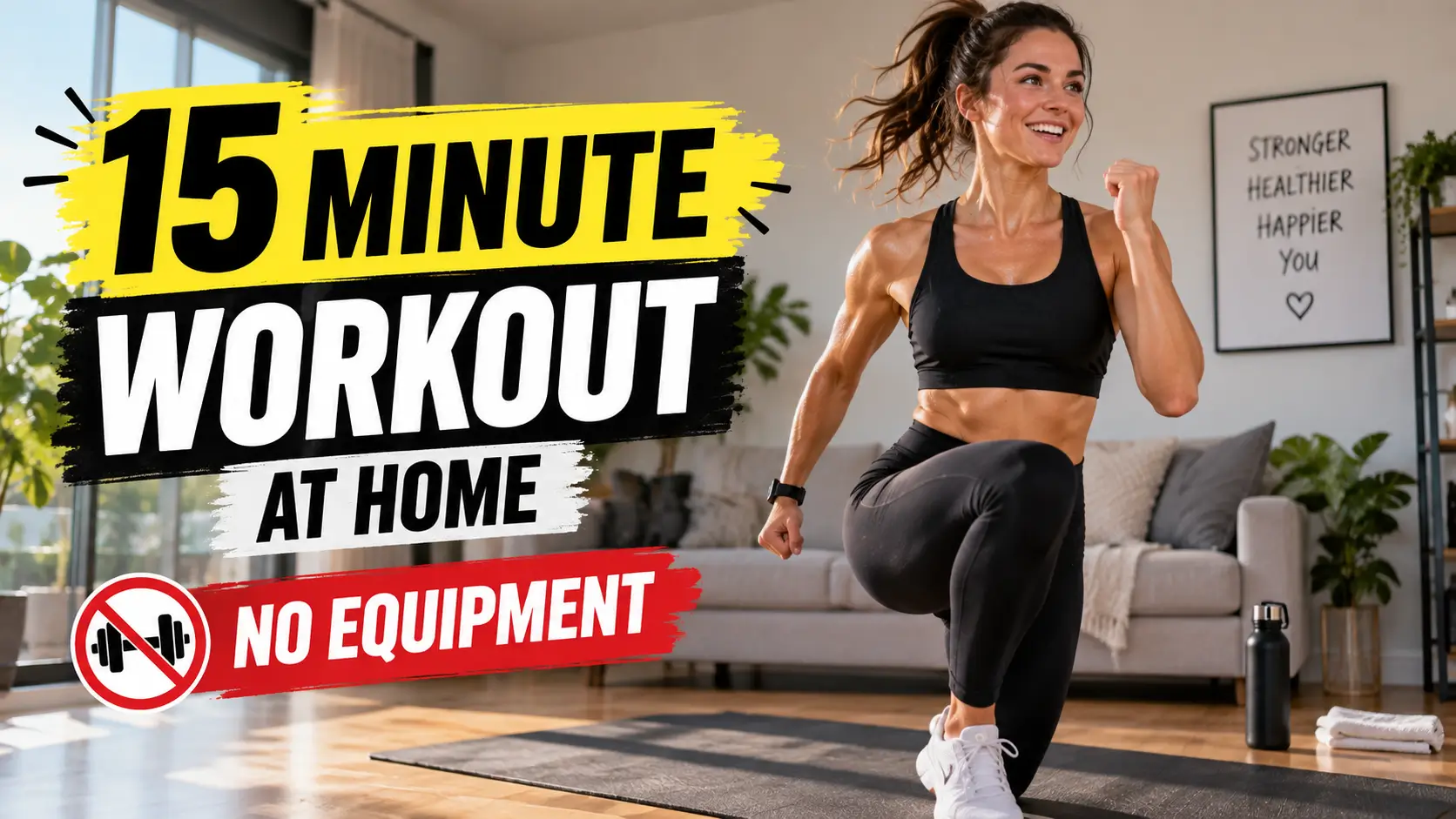 15 minute workout at home no equipment