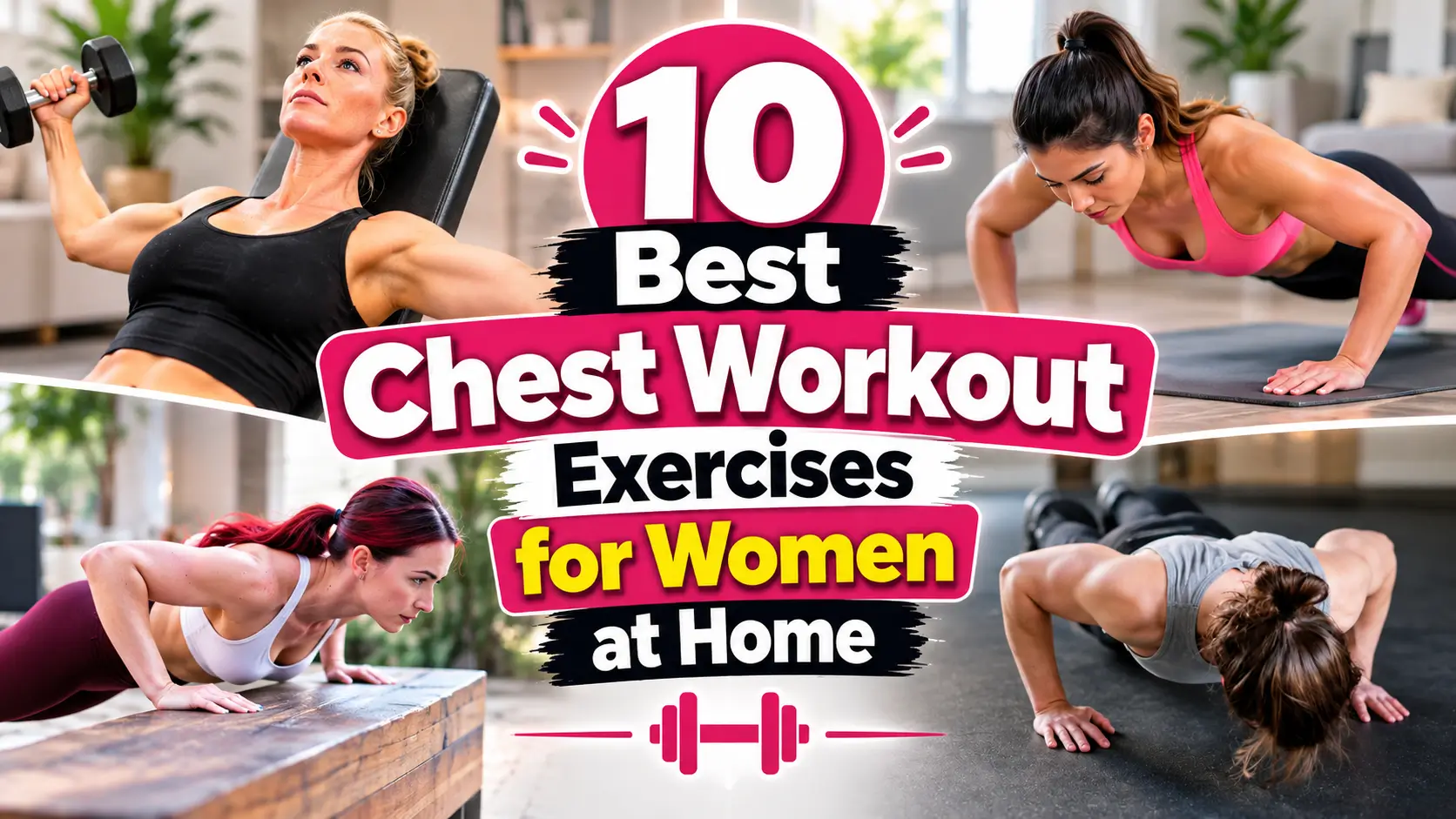 10 Best Chest Workout Exercises for Women at Home