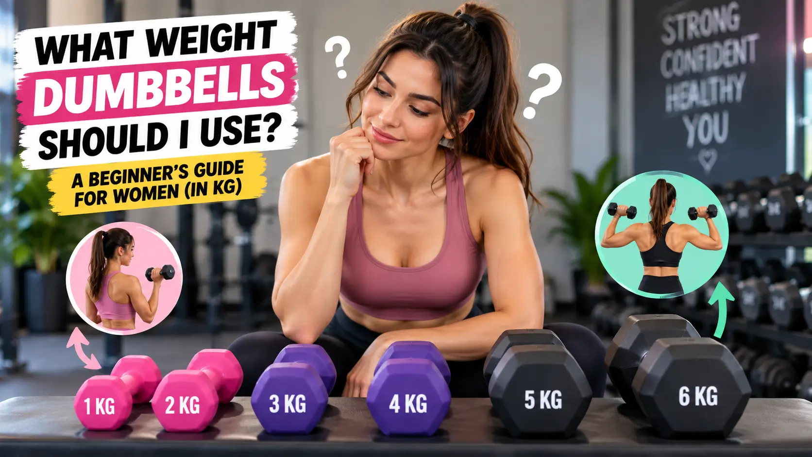 What Weight Dumbbells Should I Use? A Beginner's Guide for Women (in KG)